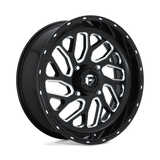 Fuel D581 GLOSS BLACK MILLED 20x7 4x156 Wheels | Offset: 13 | Backspace: 4.51 | Bore: 132