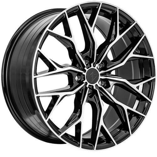 Sentali Street SS2 Gloss Black Machined Face 20x9 5x114.3 Wheels | Offset: 35 | Backspace: 6.5 | Bore: 73.1