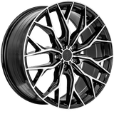Sentali Street SS2 Gloss Black Machined Face 20x9 5x114.3 Wheels | Offset: 35 | Backspace: 6.5 | Bore: 73.1