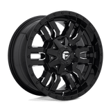 Fuel D595 GLOSS BLACK MILLED 18x9 8x165.1 Wheels | Offset: 20 | Backspace: 5.79 | Bore: 125.1