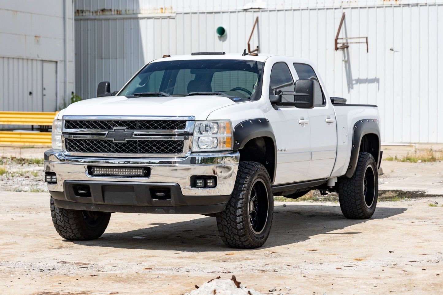 Pocket Fender Flares | 6'7" &amp; 8' Bed | GCN Victory Red | Chevy Silverado 1500/2500HD/3500HD (07-14)