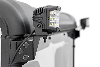 LED Light Kit | Rear Mount | 2" Black Pair | White DRL | CFMOTO UFORCE U10 1000 PRO