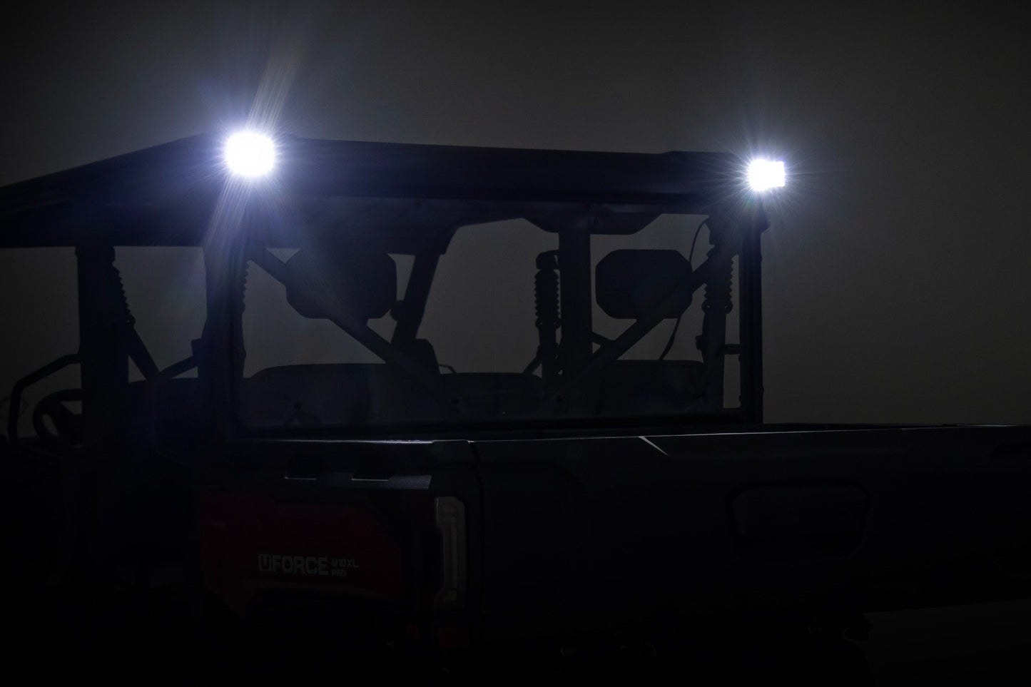 LED Light Kit | Rear Mount | 2" Black Pair | CFMOTO UFORCE U10 1000 PRO