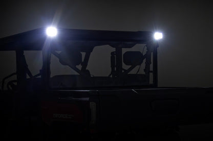 LED Light Kit | Rear Mount | 3" Chrome Pair | Wide Angle | CFMOTO UFORCE U10 1000 PRO