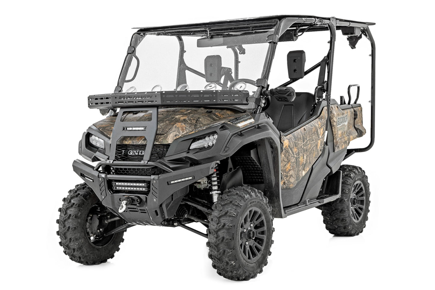 Front Cargo Rack | Black Series LED | 6" Light | Slime Line | Honda Pioneer 1000/Pioneer 1000-5