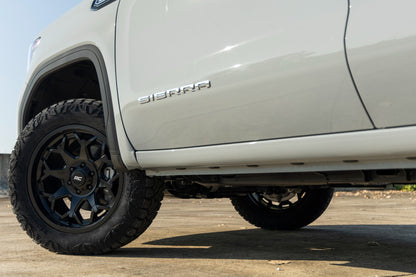 Rough Country 80 Series Wheel | One-Piece | Semi Gloss Black | 20x9 | 6x5.5 | 0mm
