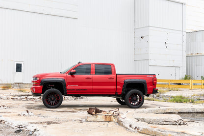 Fender Flares | Defender | 6&#039;7&quot; &amp; 8&#039; Bed | G1K Deep Ocean Blue | Chevy Silverado 1500 (14-18)