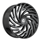 AZARA AZA-536GB Gloss Black 18x8 5x112/5x114.3 Wheels | Offset: 35 | Backspace: 6 | Bore: 74.1
