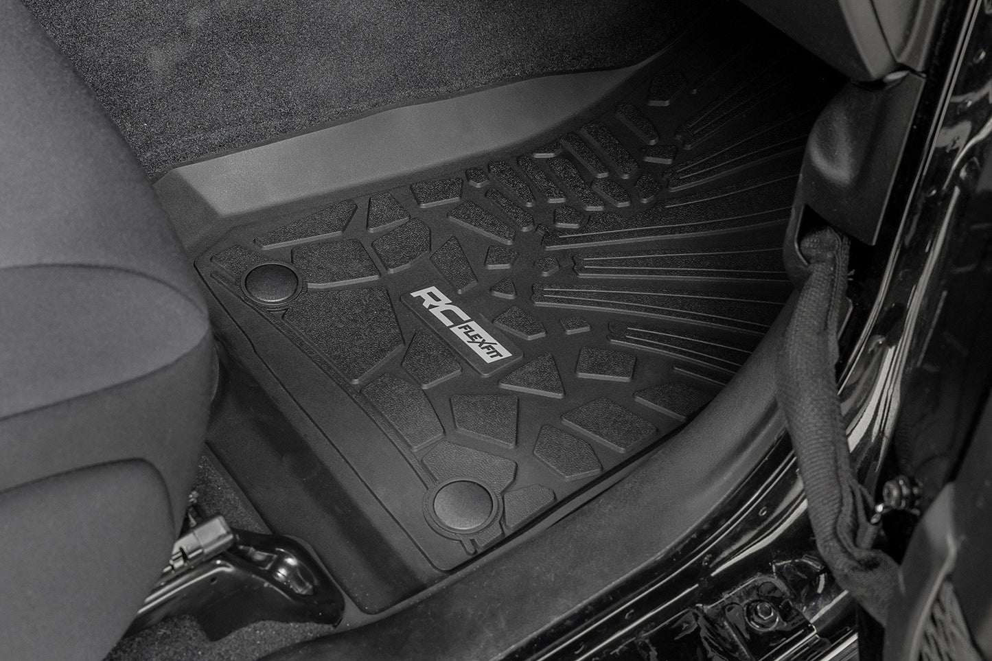 Flex-Fit Floor Mats | FR & RR | 4 Door | Jeep Wrangler Unlimited 4WD (2018-2024)