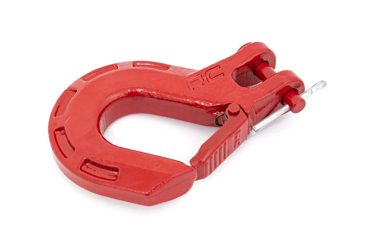 Winch Hook | Forged | Red