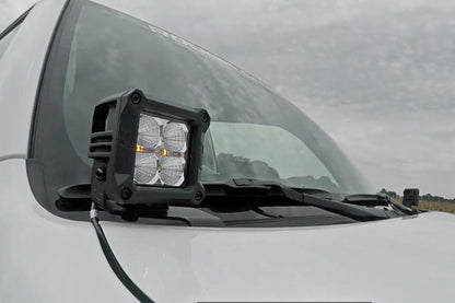 LED Light Kit | Ditch Mount | 2" Black Spot Pair | Toyota 4Runner (10-23)