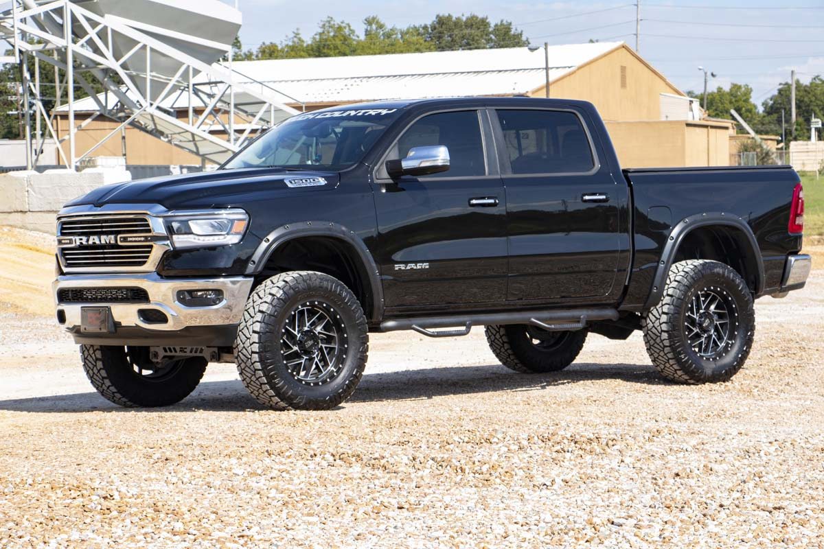 Pocket Fender Flares | PXQ Black Metallic | Ram 1500 2WD/4WD (19-23)