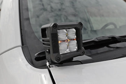 LED Light Kit | Ditch Mount | 2" Black Spot Pair | Toyota 4Runner (10-23)