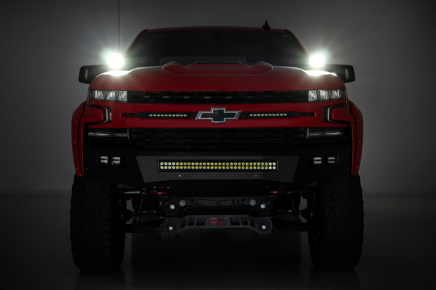LED Light Kit | Ditch Mount |  3" OSRAM | Wide | Chevy Silverado 1500 (19-22)