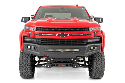 LED Light Kit | Ditch Mount | 2" Black Pair | Amber DRL | Chevy Silverado 1500 (19-22)