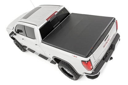 Soft Tri-Fold Bed Cover | 5'10" Bed | Chevy/GMC Sierra/Silverado 1500 (19-25)