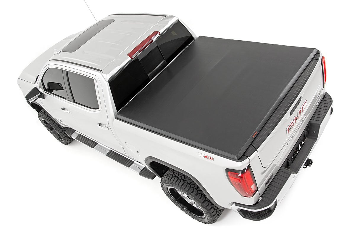 Soft Tri-Fold Bed Cover | 6'7" Bed | Chevy/GMC Sierra/Silverado 1500 (19-25)