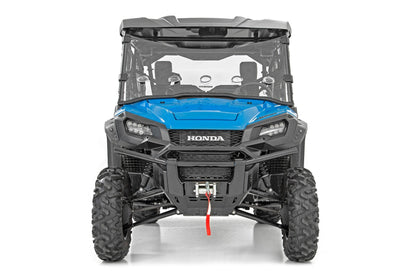 Vented Full Windshield | Scratch Resistant | Honda Pioneer (17-21)