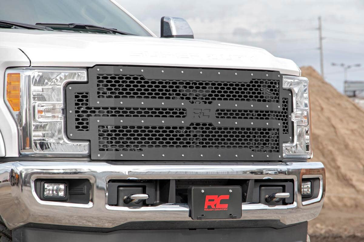 Mesh Grille | Ford F-250/F-350 Super Duty 2WD/4WD (2017-2019)