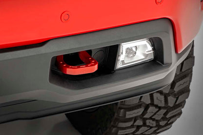 Tow Hooks | Forged | Red | Chevy Silverado 1500 2WD/4WD (2019-2023)