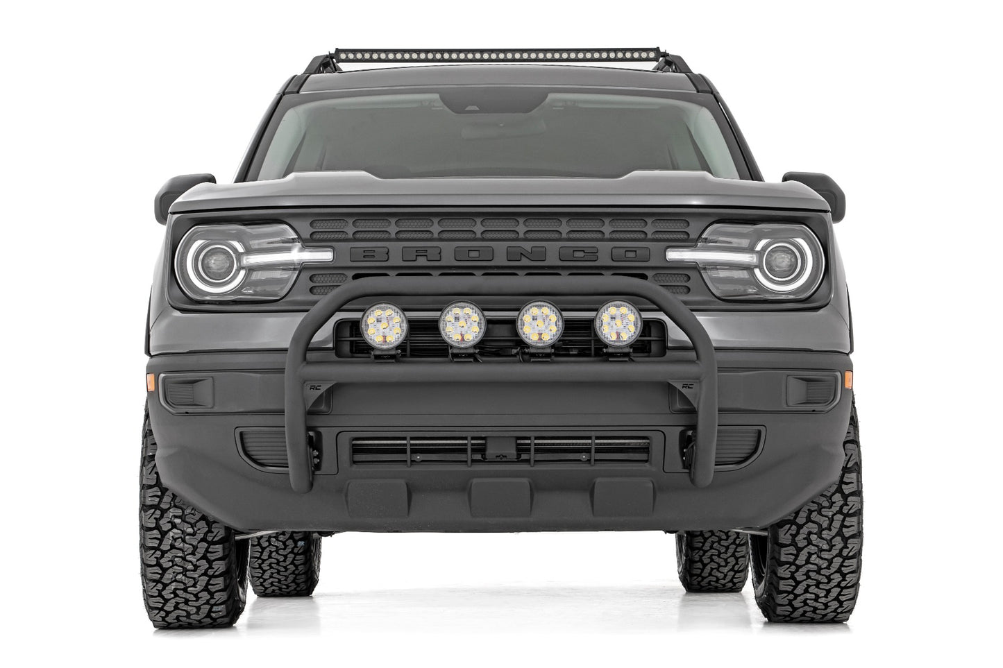 Nudge Bar | 4 Inch Round Led (x4) | Ford Bronco Sport 4WD (21-23)