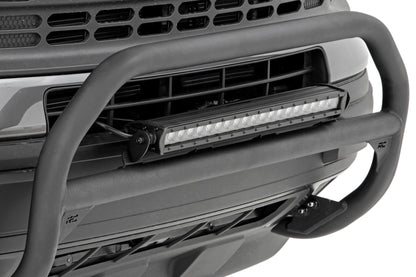 Nudge Bar | 20 Inch Chrome Single Row LED | Ford Bronco Sport (21-23)