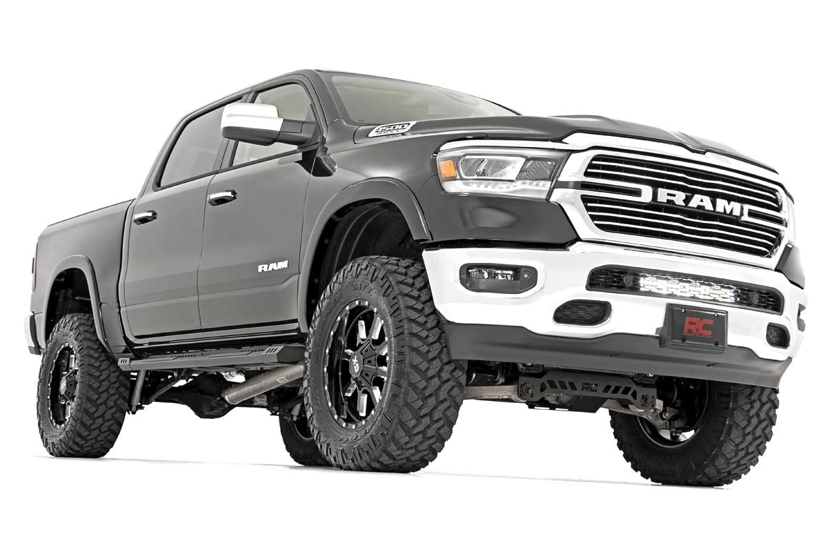 LED Light Kit | Bumper Mount | 20" Chrome Dual Row | White DRL | Ram 1500 (19-23)