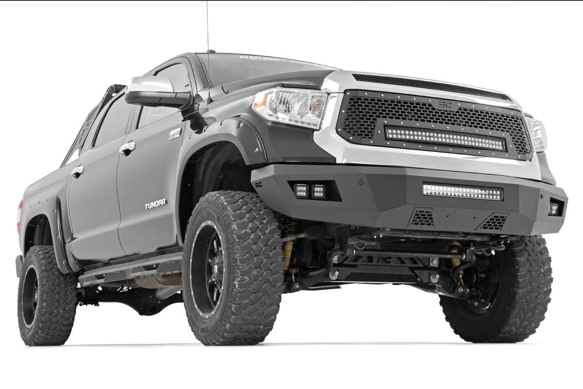 Mesh Grille | 30" Dual Row LED | Black | Toyota Tundra (14-17)