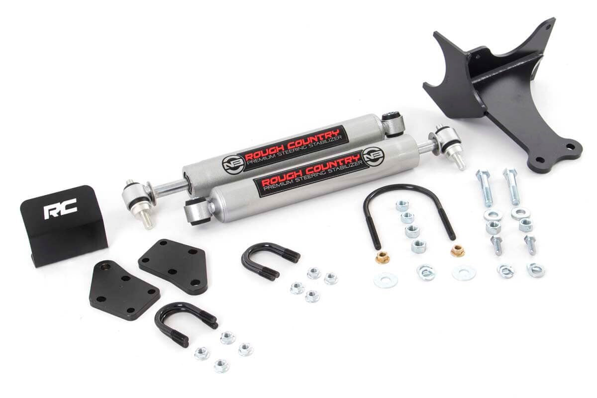 N3 Steering Stabilizer | Dual | 2-8 Inch Lift | Ford F-250/F-350 Super Duty (05-22)