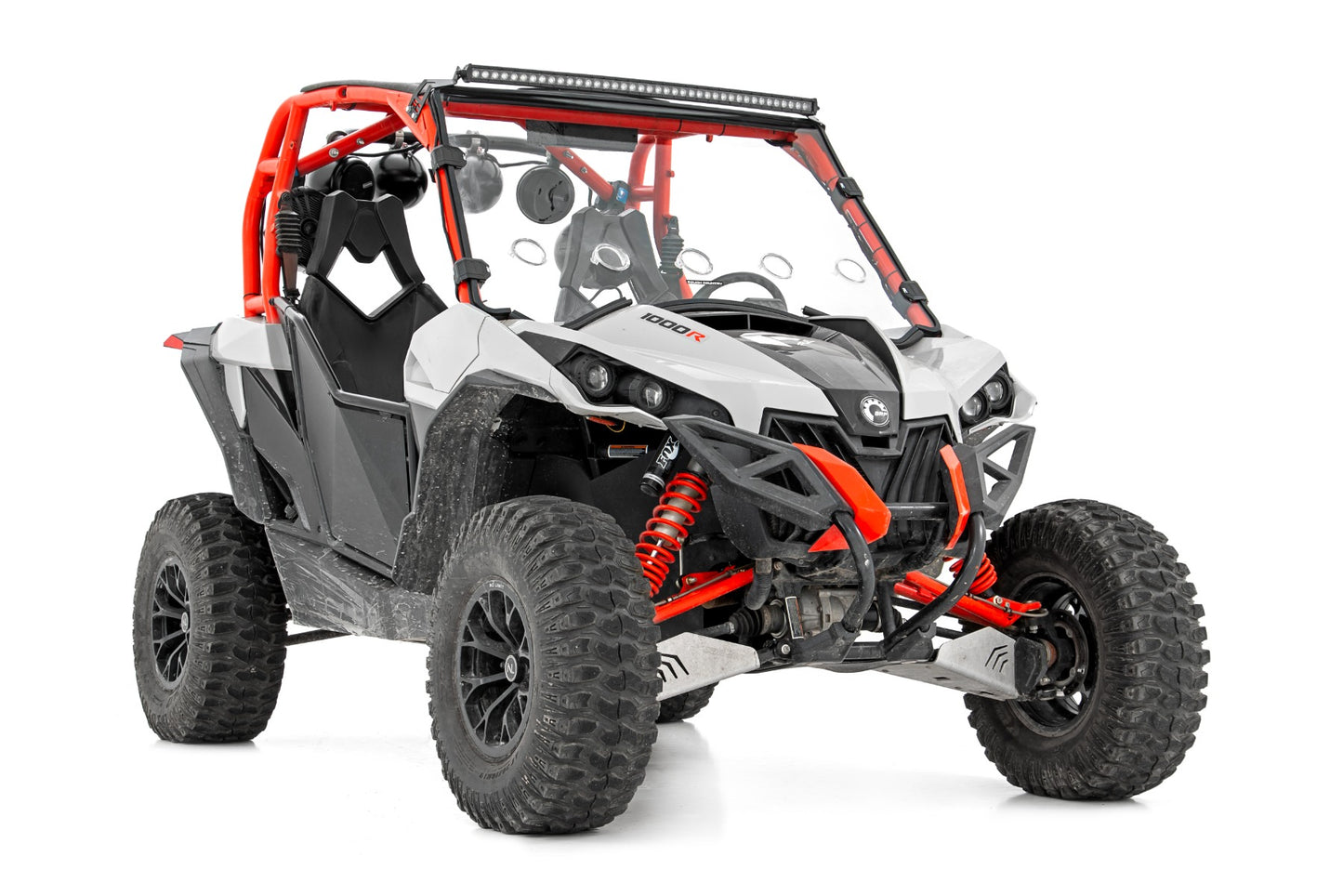 LED Light | Front Mount | 40" Black Dual Row | White DRL | Can-Am Commander 1000/Maverick