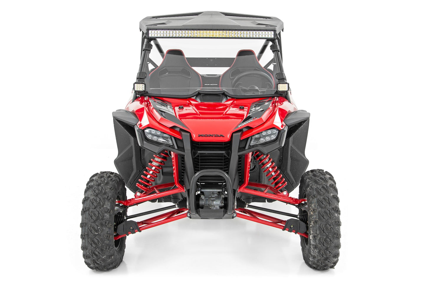 LED Light | Front Mount | 40" Black Dual Row | White DRL | Honda Talon 1000