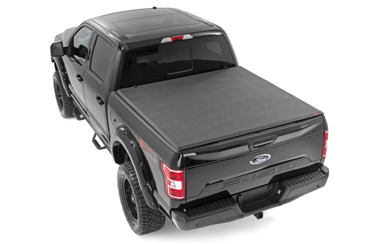 Bed Cover | Tri Fold | Soft | 5'7" Bed | Ford F-150 (21-23)/F-150 Lightning (22-23)