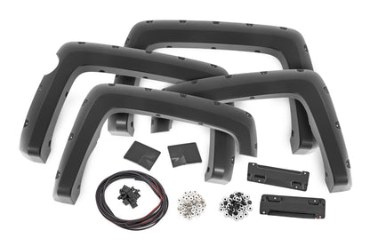 Pocket Fender Flares | 5'9" Bed | GPA Graphite | Chevy Silverado 1500 (14-18 &amp; Classic)