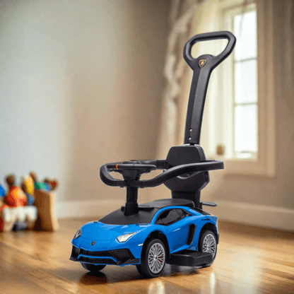 Lamborghini 3-in-1 Kids Push Ride On Toy Car