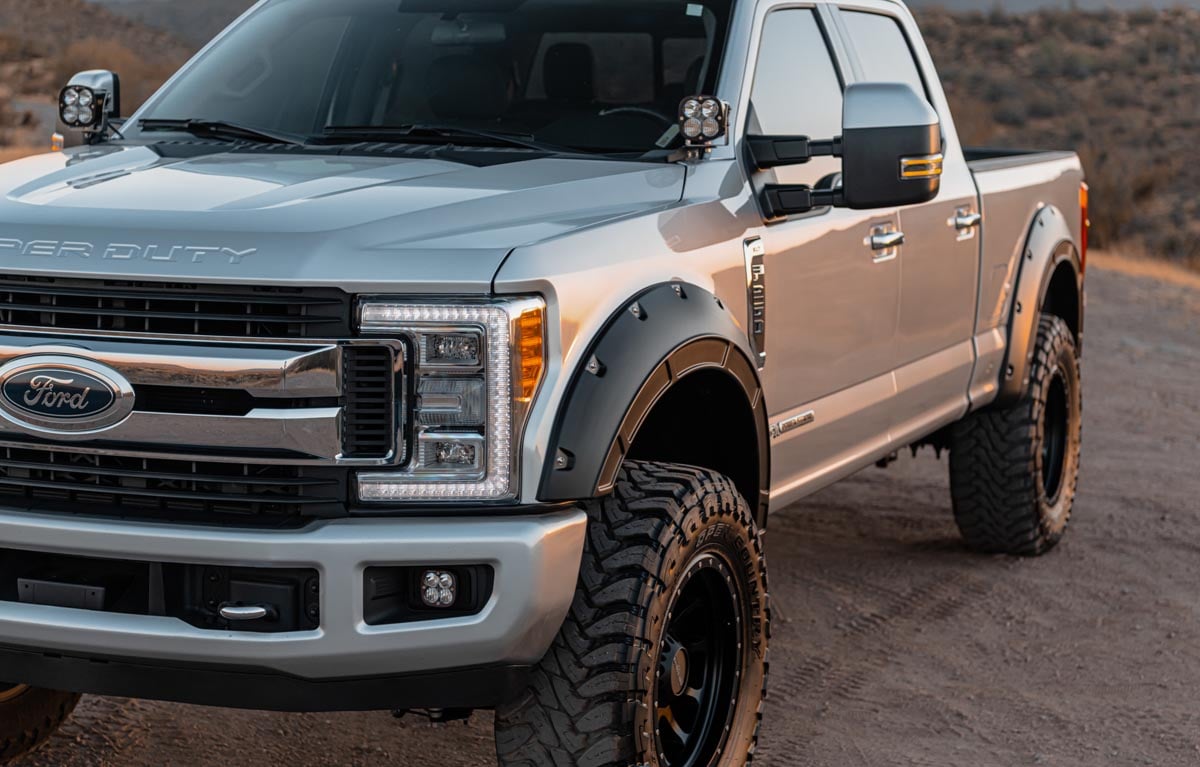 Fender Flares | Defender | PQ Race Red | Ford F-250/F-350 Super Duty (17-22)