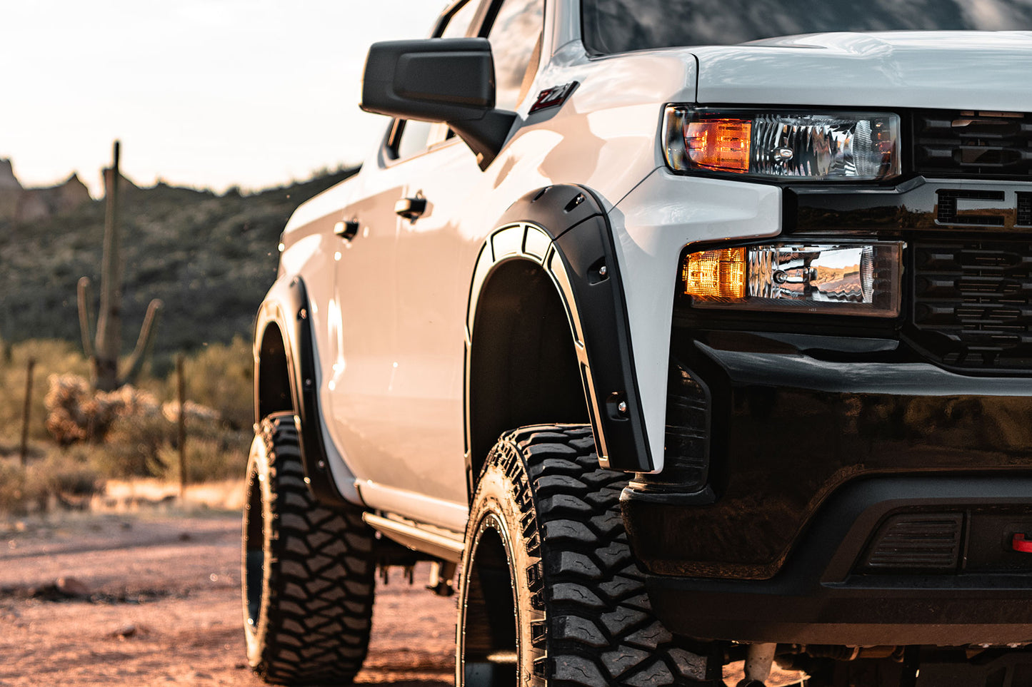 Defender Pocket Fender Flares | GAN Silver Ice Metallic | Chevy Silverado 1500 (19-23)