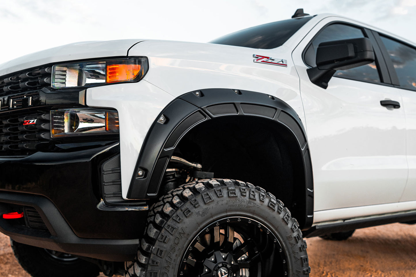 Defender Pocket Fender Flares | GAN Silver Ice Metallic | Chevy Silverado 1500 (19-23)
