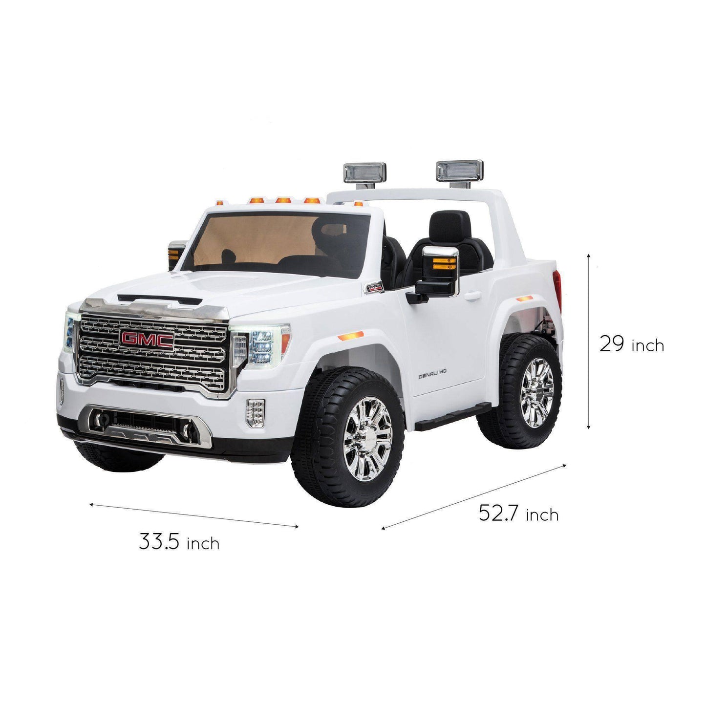 Licensed GMC Denali 24V Battery Operated 2 Seater Ride on Car With Parental Remote Control by Freddo