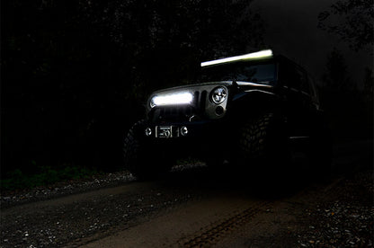 Chrome Series LED Light | 20 Inch | Dual Row | Amber DRL