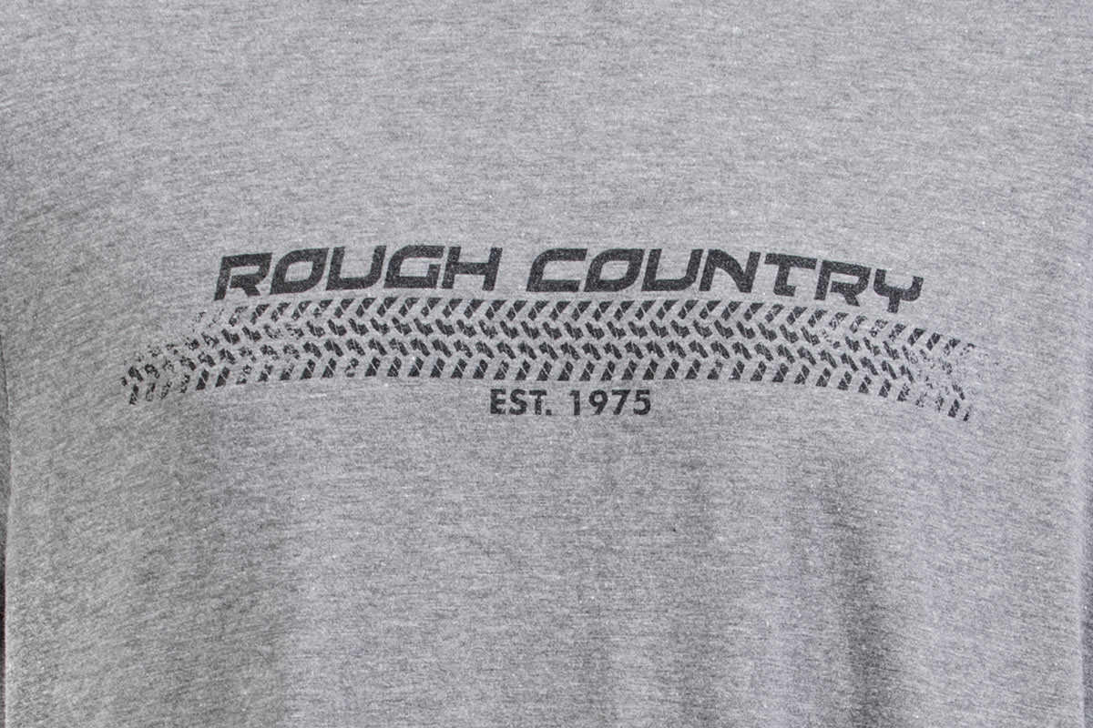 Rough Country T-Shirt | Horizontal Tread | Grey | MD