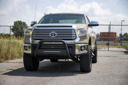 LED Light Kit | Hood Bulge | 40" White/Amber Strip | Toyota Tundra (14-21)