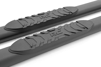 Oval Nerf Step | Double Cab | Black | Toyota Tacoma 2WD/4WD (05-23)