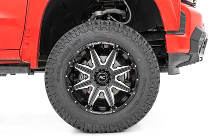 Rough Country 91M Series Wheel | One-Piece | Gloss Black | 20x12 | 6-135 | -44mm
