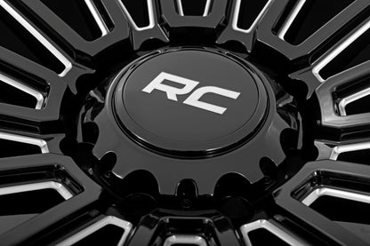 Rough Country 97 Series Wheel | One-Piece | Gloss Black | 20x10 | 6x5.5 | -18mm