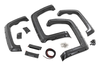Fender Flares | Defender l 5'9" Bed  | G7J Rainforest Green | Chevy Silverado 1500 (14-18)