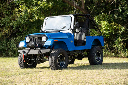 LED Light Kit | Hood Mount | 30" Black Single Row | Mahindra Roxor (18-20)