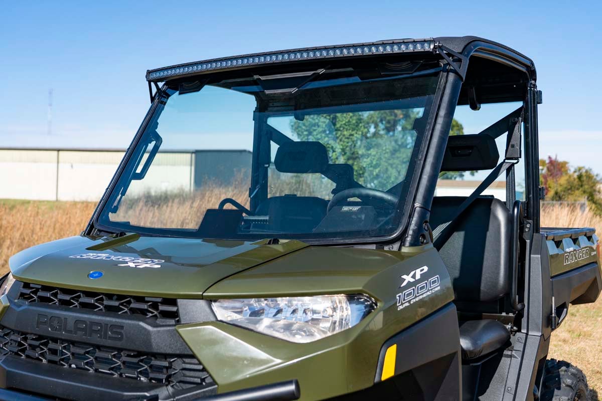 LED Light | Windshield | 50" Black Single Row | Polaris Ranger 1000/XP 1000/XP 900