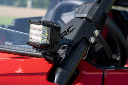 LED Light | Cage Mount | 2" Black Pair | Amber DRL | Honda Talon 1000