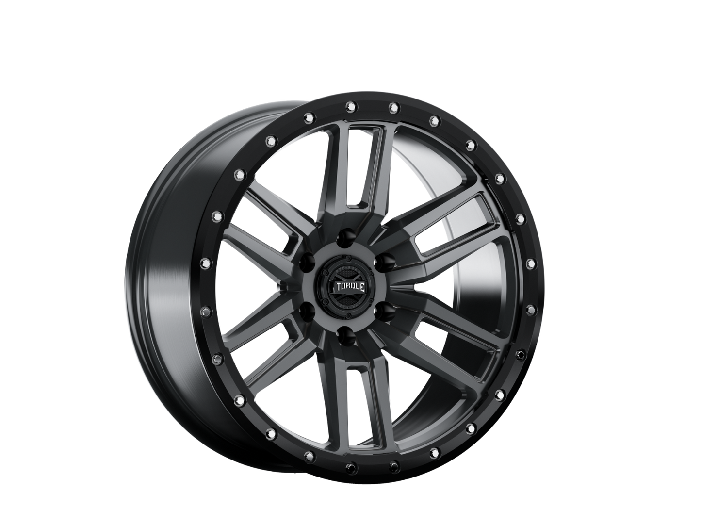 Torque Pritchett | Anthracite w/Black Lip | 20x9 | 6x5.5 | -12mm