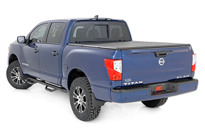 Bed Cover | Tri Fold | Soft | 5'7" Bed | No Utl Trk | Nissan Titan (17-23)
